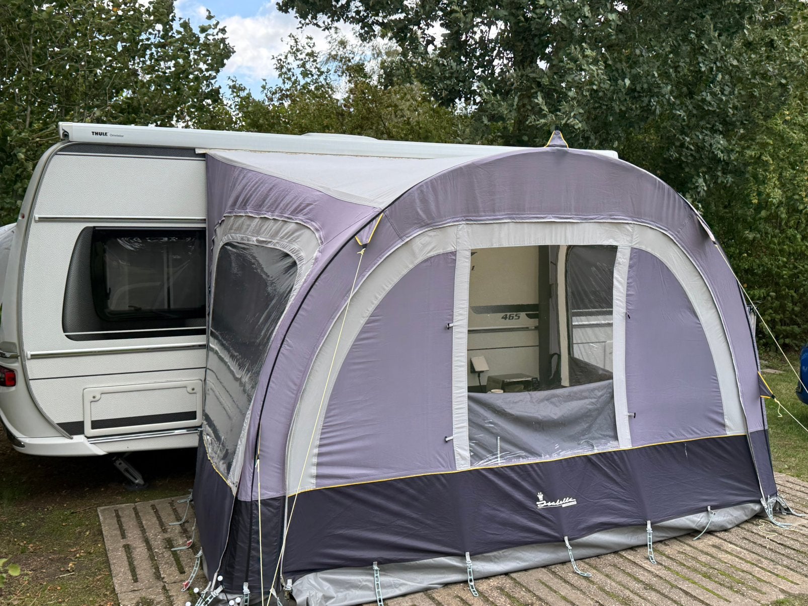 Isabella voortent lichtgewicht, Caravans en Kamperen, Ophalen of Verzenden, Gebruikt