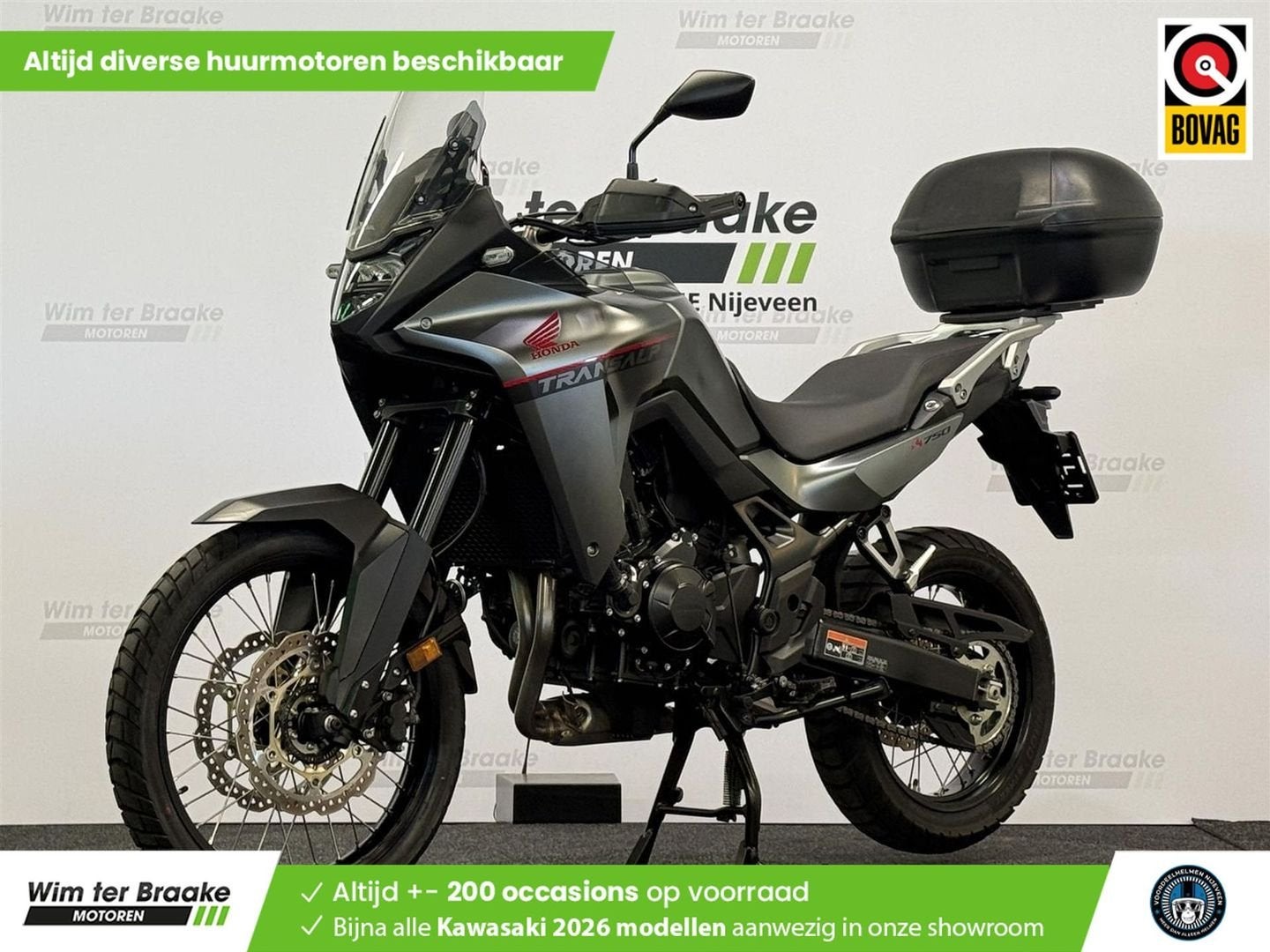 Honda XL 750 Transalp (bj 2023) 4,444 km, 2 cilinders, HONDA, Motorrijbewijs A, Bedrijf