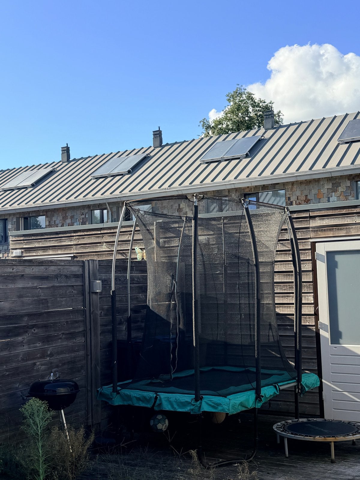 Trampoline met veiligheidsnet - Gebruikt, Ophalen, Gebruikt