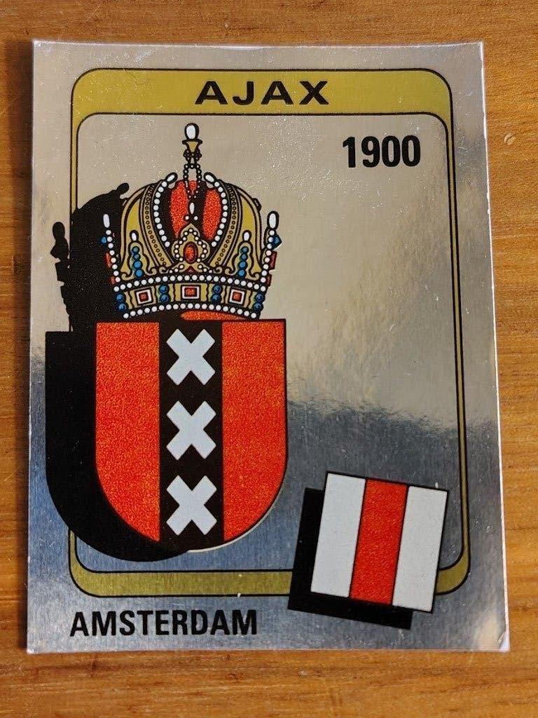 Panini 1984 - Ajax - Club Wapen - #5 - ongebruikt, Verzenden, Zo goed als nieuw, Sticker
