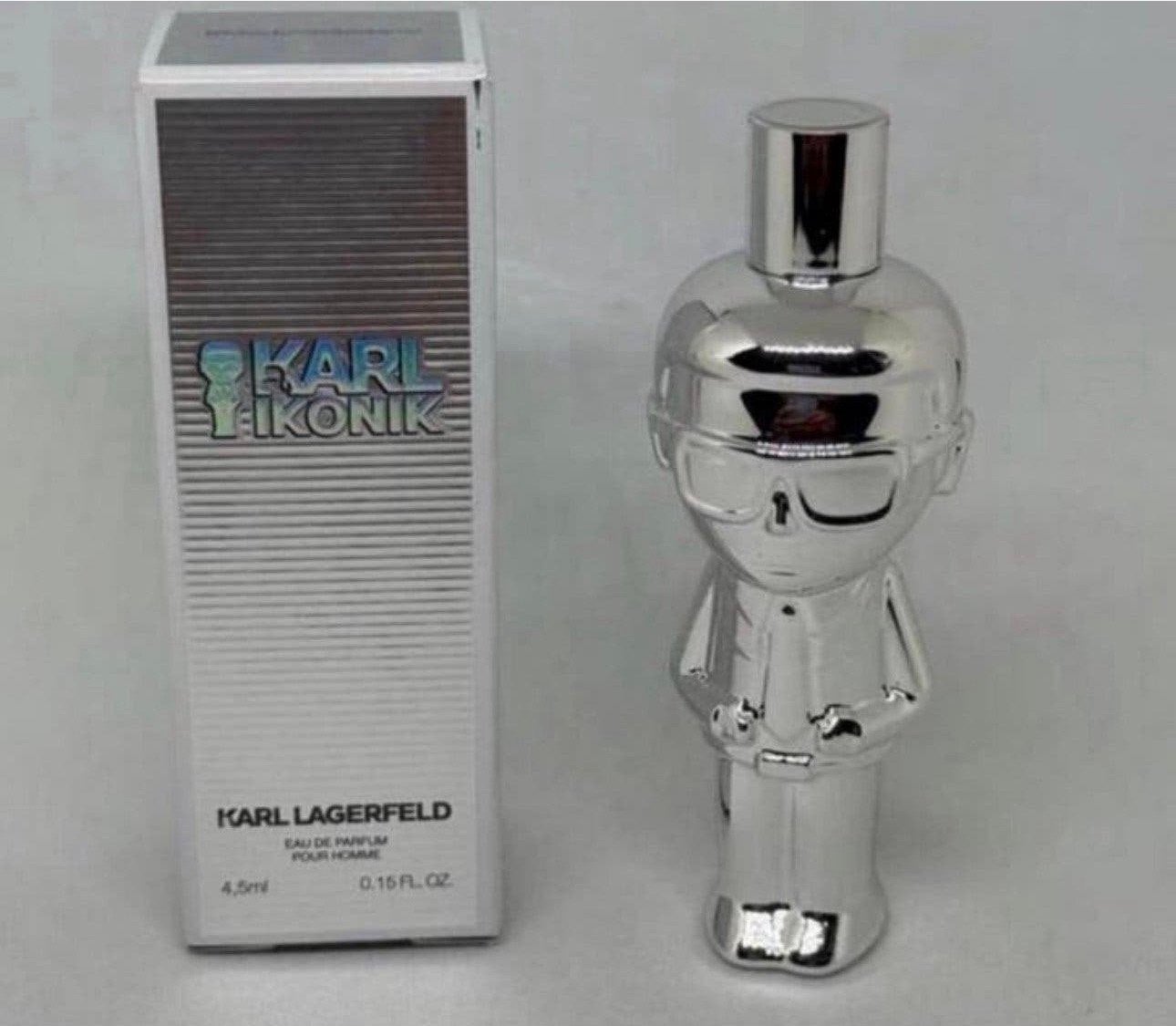 Parfum miniatuur KarlIkonic homme 4,5 ml edp Lagerfeld Karl, Verzamelen, Verzenden, Nieuw, Miniatuur, Gevuld