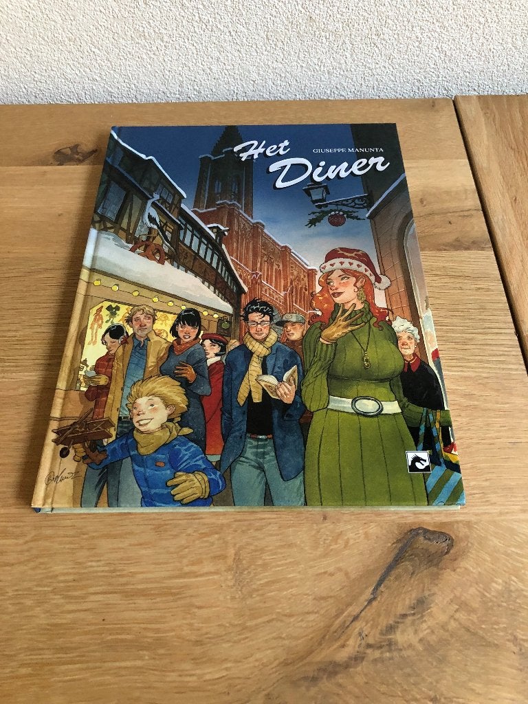 Het Diner Guiseppe Manunta HC 1e druk 2020., Eén stripboek, Nieuw, Manunta, Ophalen of Verzenden