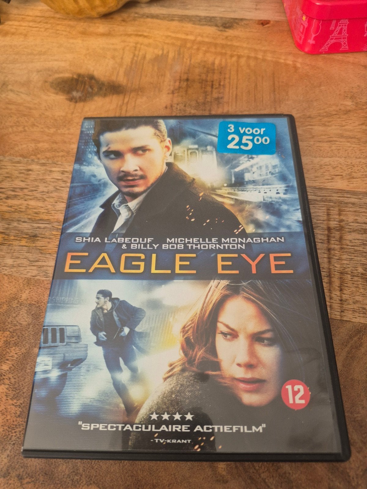 Eagle Eye DVD - Spectaculaire Actiethriller, Nederlands, Actiethriller, Ophalen of Verzenden, Vanaf 12 jaar