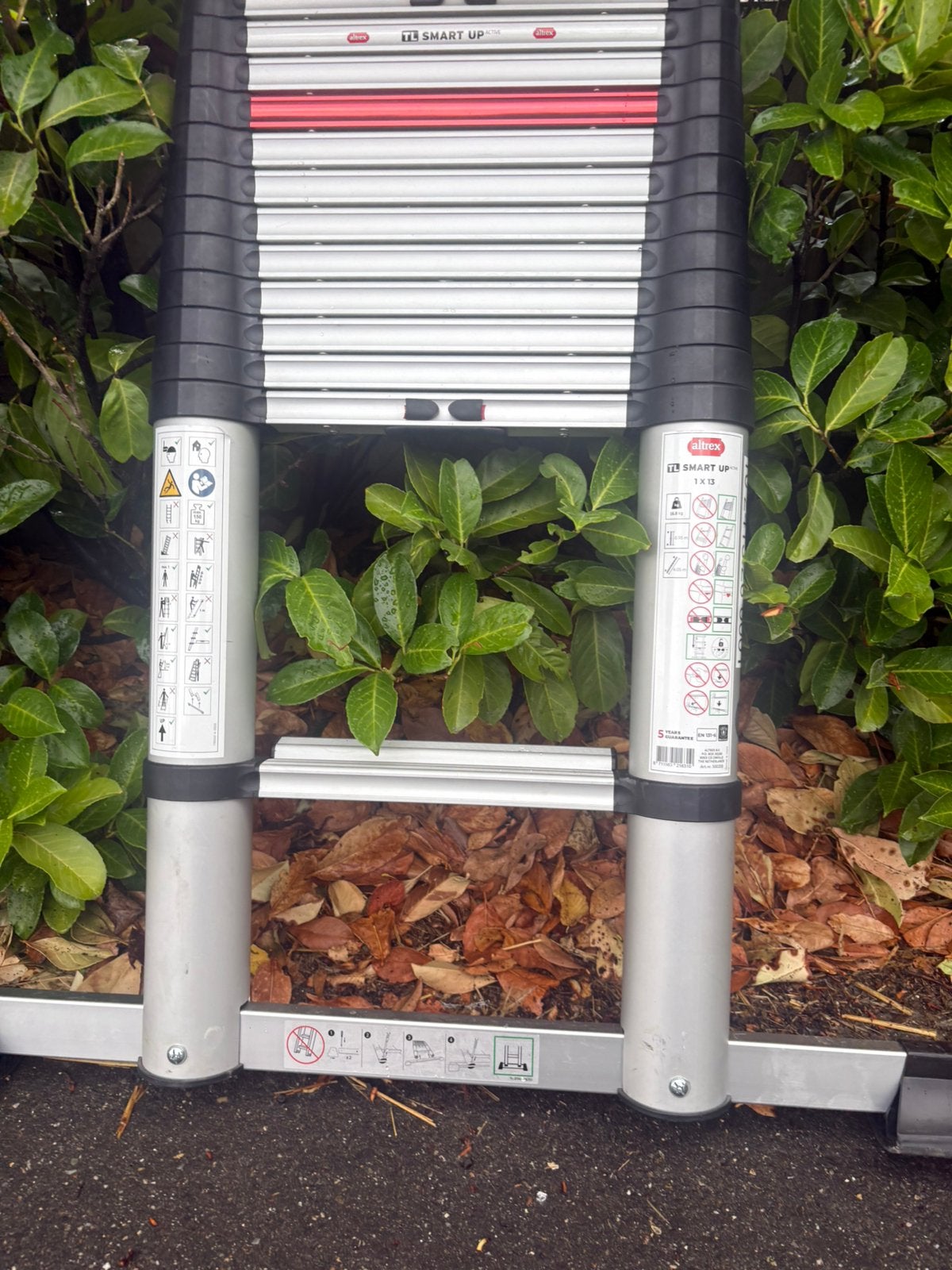 Telescoop ladder, Ophalen of Verzenden, Zo goed als nieuw, 2 tot 4 meter
