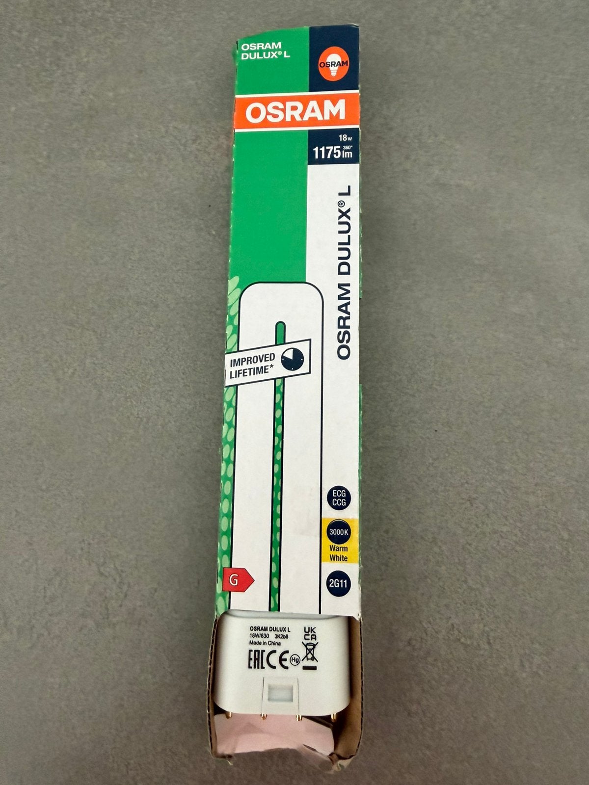 Osram dulux L lamp nieuw, Ophalen of Verzenden, Zo goed als nieuw, E27 (groot), Led-lamp