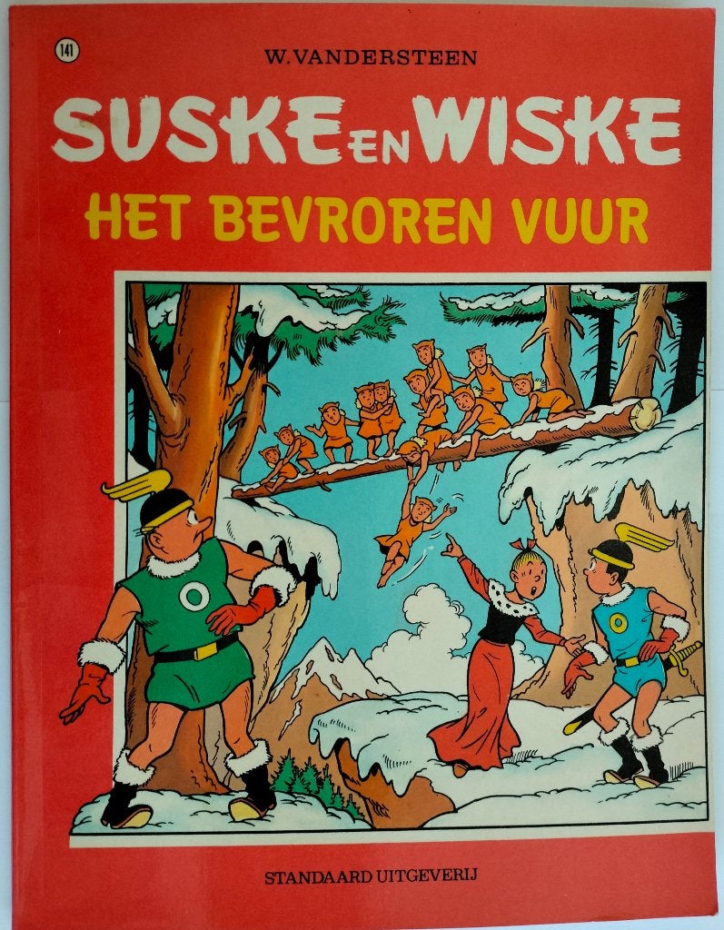 Suske en Wiske 141. Het bevroren Vuur., Boeken, Stripboeken, Gelezen, Verzenden, Willy Vandersteen, Eén stripboek