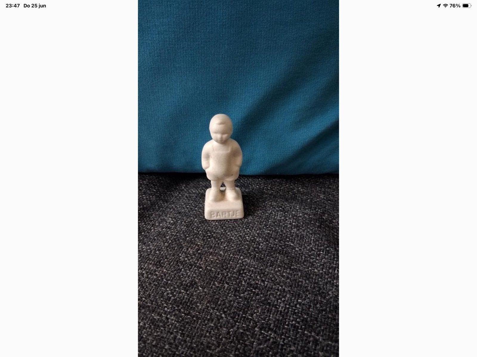 Beeldje Bartje 🌺 klein miniatuurtje, Ophalen of Verzenden, Zo goed als nieuw