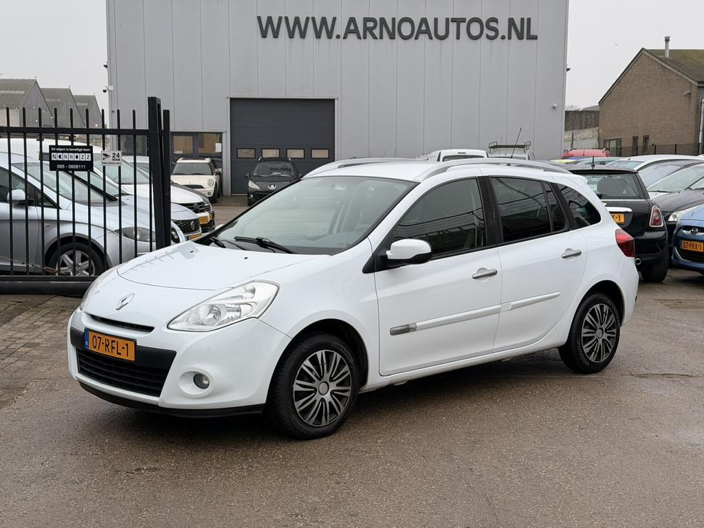 Renault Clio Estate 1.2-16V Authentique, AIRCO, ELEK-RAMEN,, Auto's, Voorwielaandrijving, Euro 5, Gebruikt, Zwart
