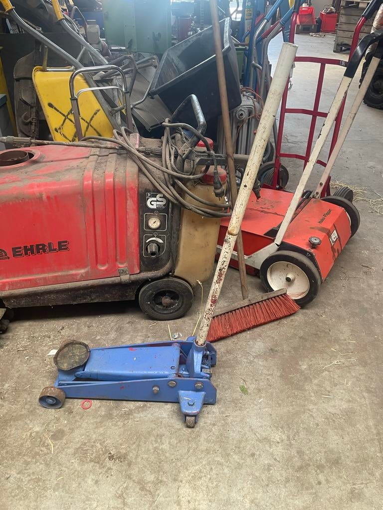 Blauwe garagekrik - Gebruikt, Auto diversen, Ophalen, Gebruikt, Hydraulisch, Garagekrik
