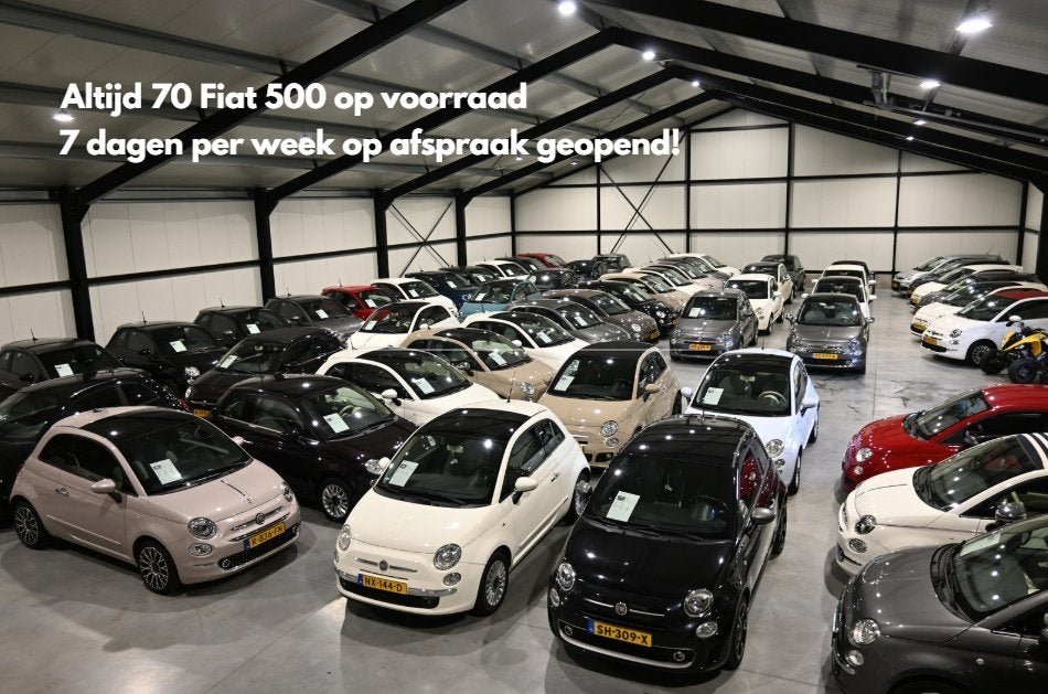 Fiat 500 1.2 Lounge Automaat | Airco (bj 2009), Euro 5, Gebruikt, 1242 cc, 4 cilinders