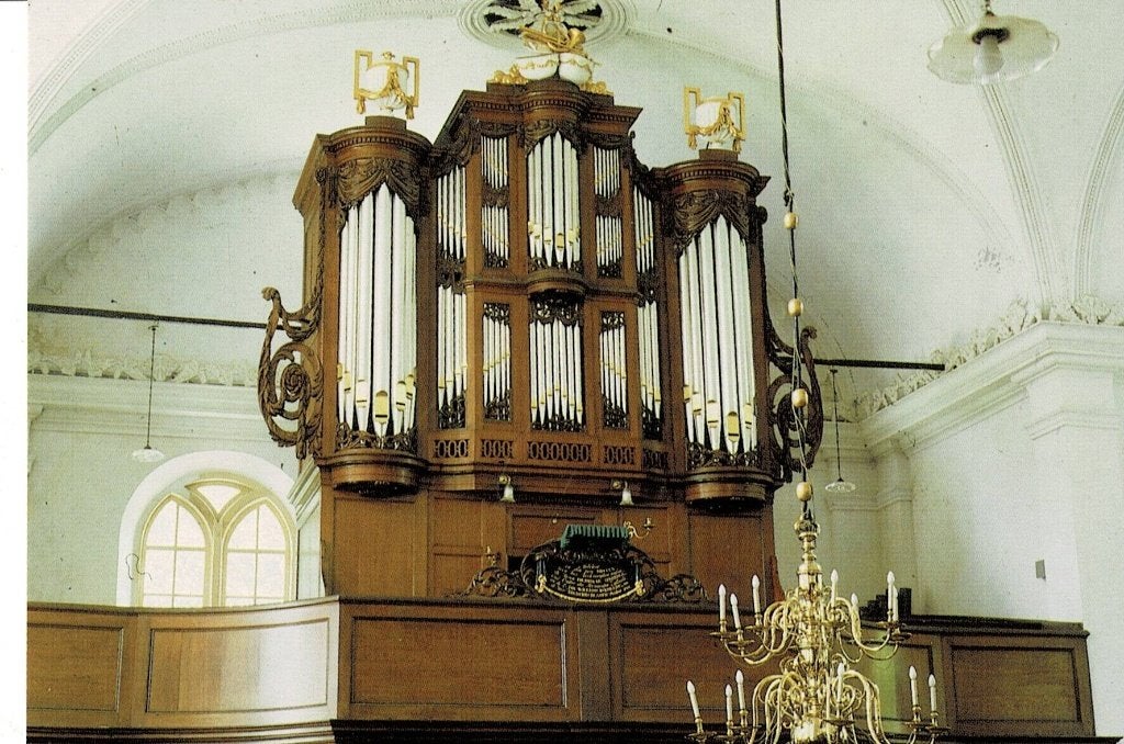 Oostwold, interieur Kerk, Ophalen of Verzenden, Ongelopen, Groningen