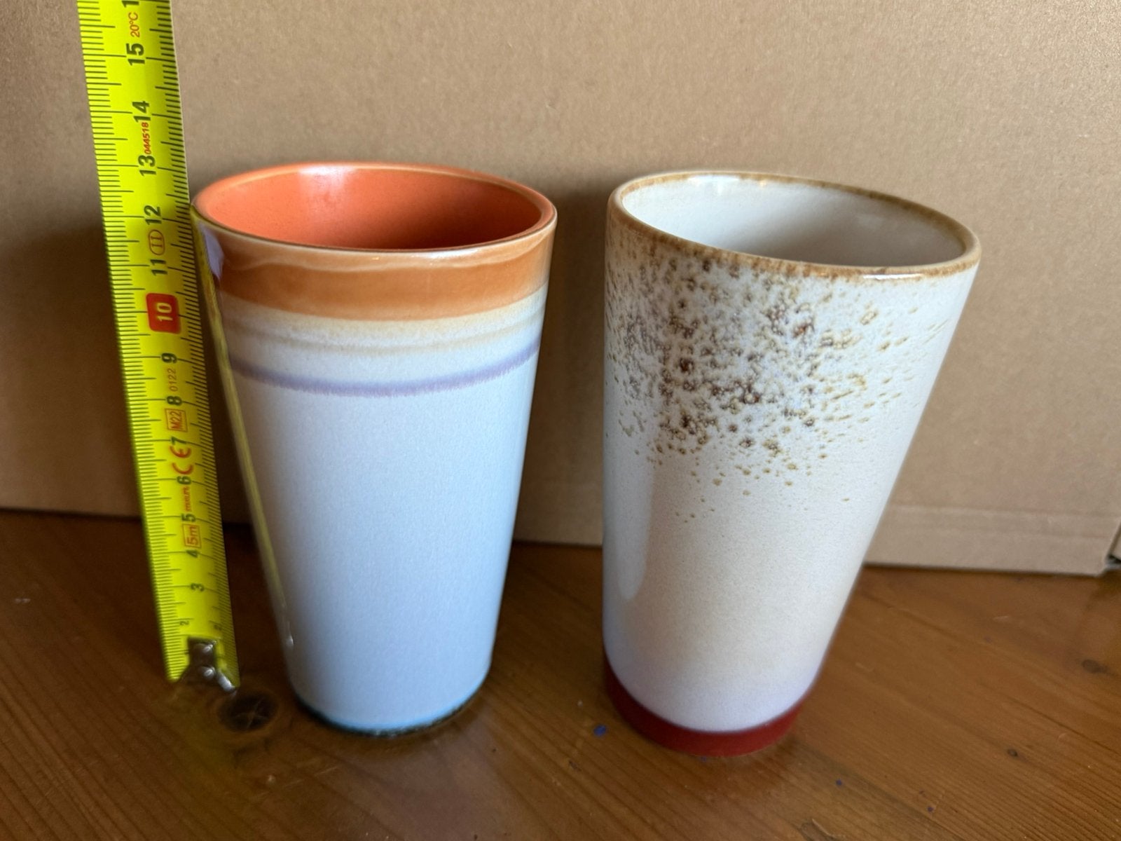 Hk Living  2 thee/latte bekers nieuw, Huis en Inrichting, Keuken | Servies, Keramiek, Ophalen of Verzenden, Zo goed als nieuw