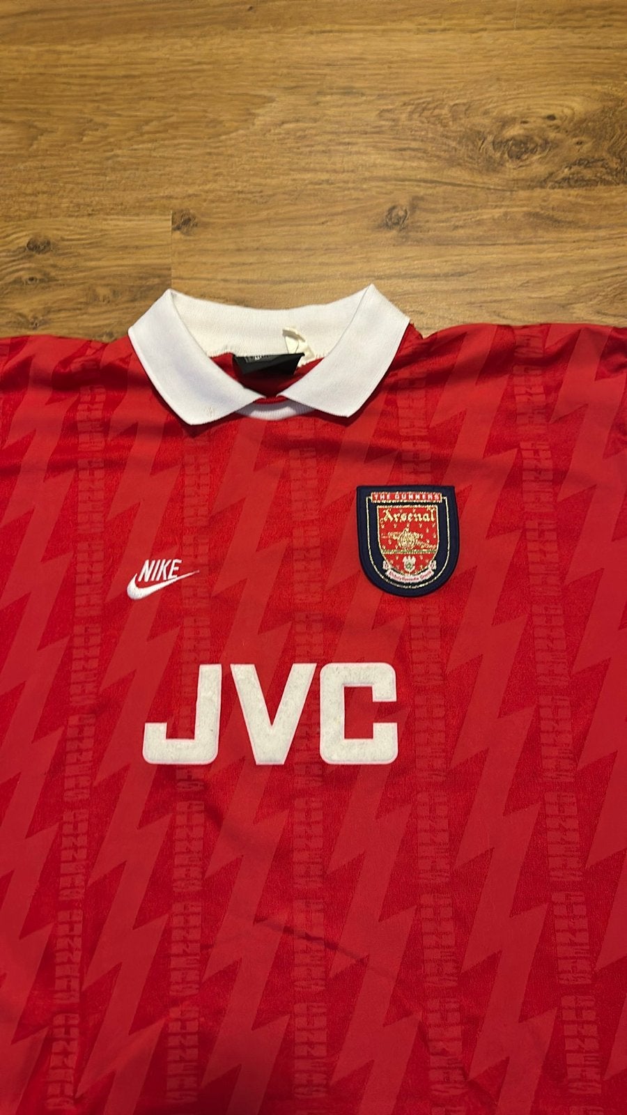 Origineel Arsenal Thuisshirt JVC Nike Vintage, Maat L, Ophalen, Zo goed als nieuw, Shirt