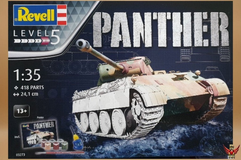 ROWASP OUTLET | Revell 1/35 03273 Panther Tank Ausf. D., Tank, Ophalen of Verzenden, Zo goed als nieuw, Postbus 3029, 6802 DE  ARNHEM