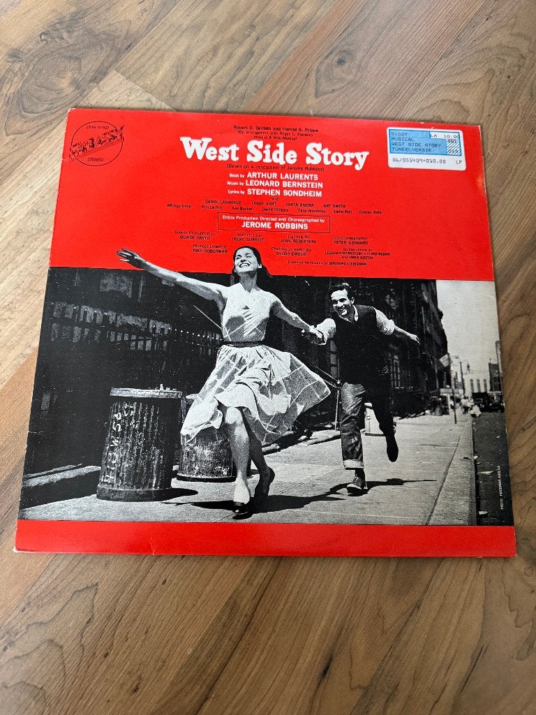 West Side Story musical toneelversie(VERZENDEN MOGELIJK), Ophalen, LP, Musical, Fotohoes