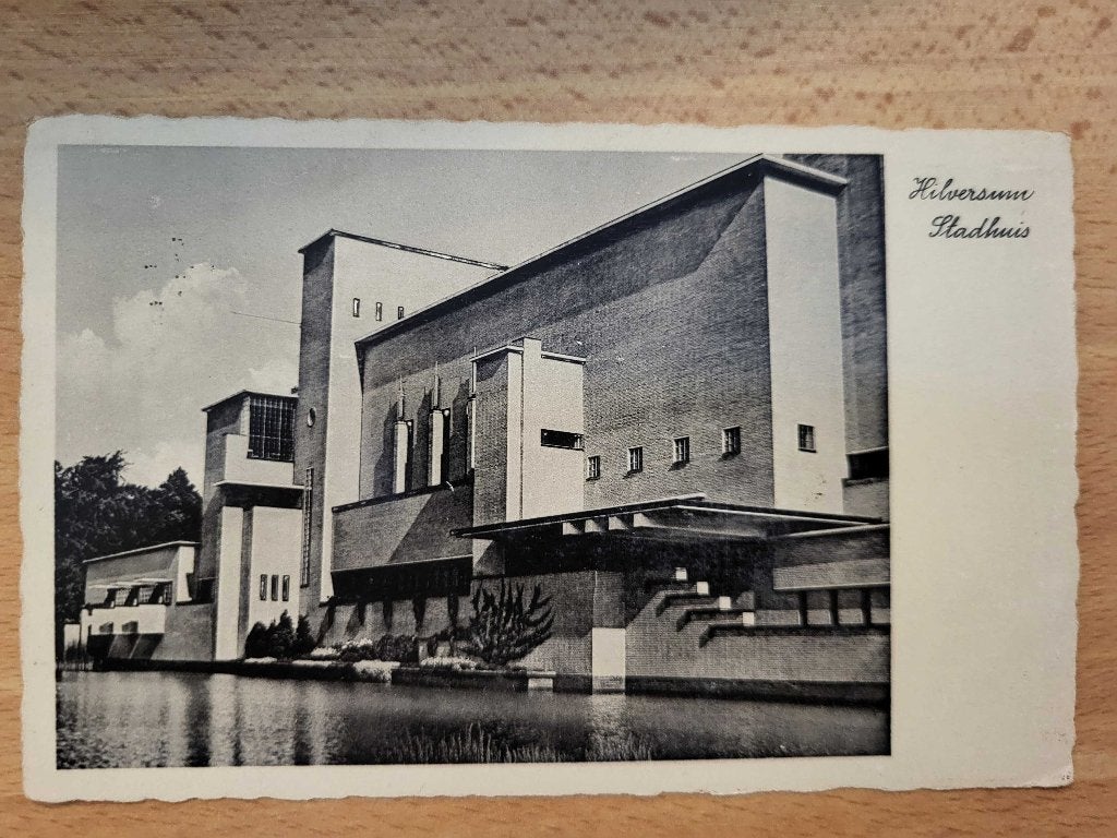 ansicht HILVERSUM Stadhuis Dudok, Ophalen of Verzenden, Voor 1920, Noord-Holland