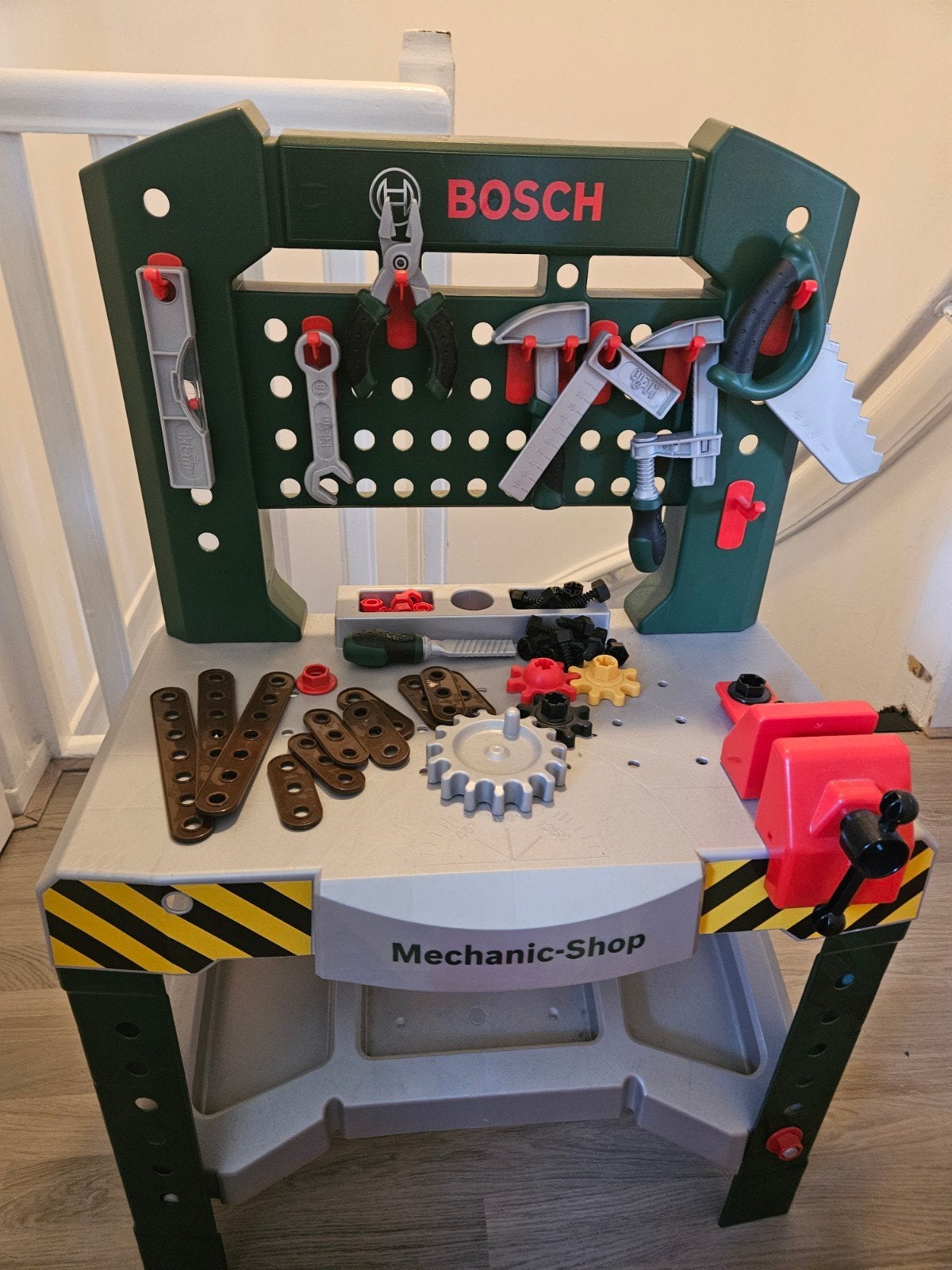 Bosch Mechanic-Shop Werkbank voor Kinderen met Gereedschap, Kinderen en Baby's, Speelgoed | Overig, Ophalen, Zo goed als nieuw