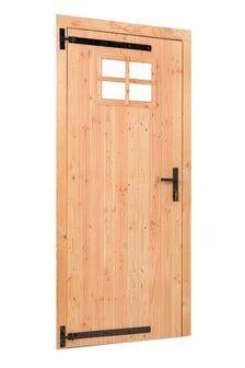 Enkele deur met klein raam 100 x 205 cm uitverkoop op is op, Ophalen of Verzenden, Nieuw, 180 tot 250 cm, Overige typen