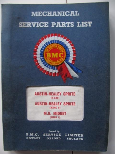 Austin Healey Sprite H-AN5, Mark II + MG Midget Mark I Parts, Ophalen of Verzenden