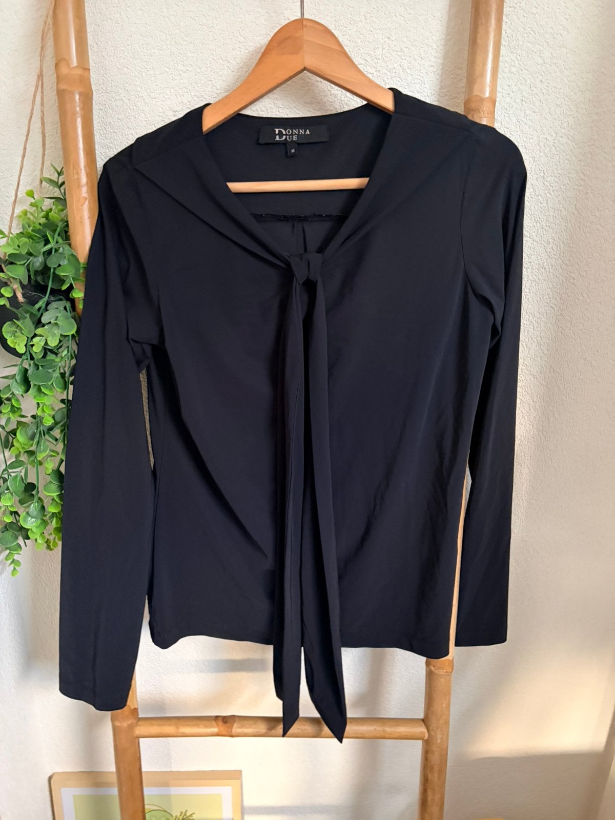 Donna Due travelstof top maat M, Ophalen of Verzenden, Zo goed als nieuw, Maat 38/40 (M), Zwart
