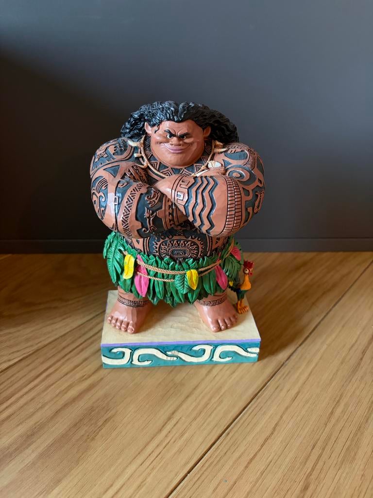 Disney Moana Maui Beeldje - Jim Shore Traditions, Ophalen, Zo goed als nieuw, Beeldje of Figuurtje