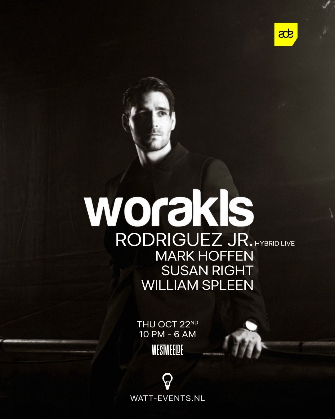 2 tickets Worakls & friends | ADE 2026, Twee personen, Oktober
