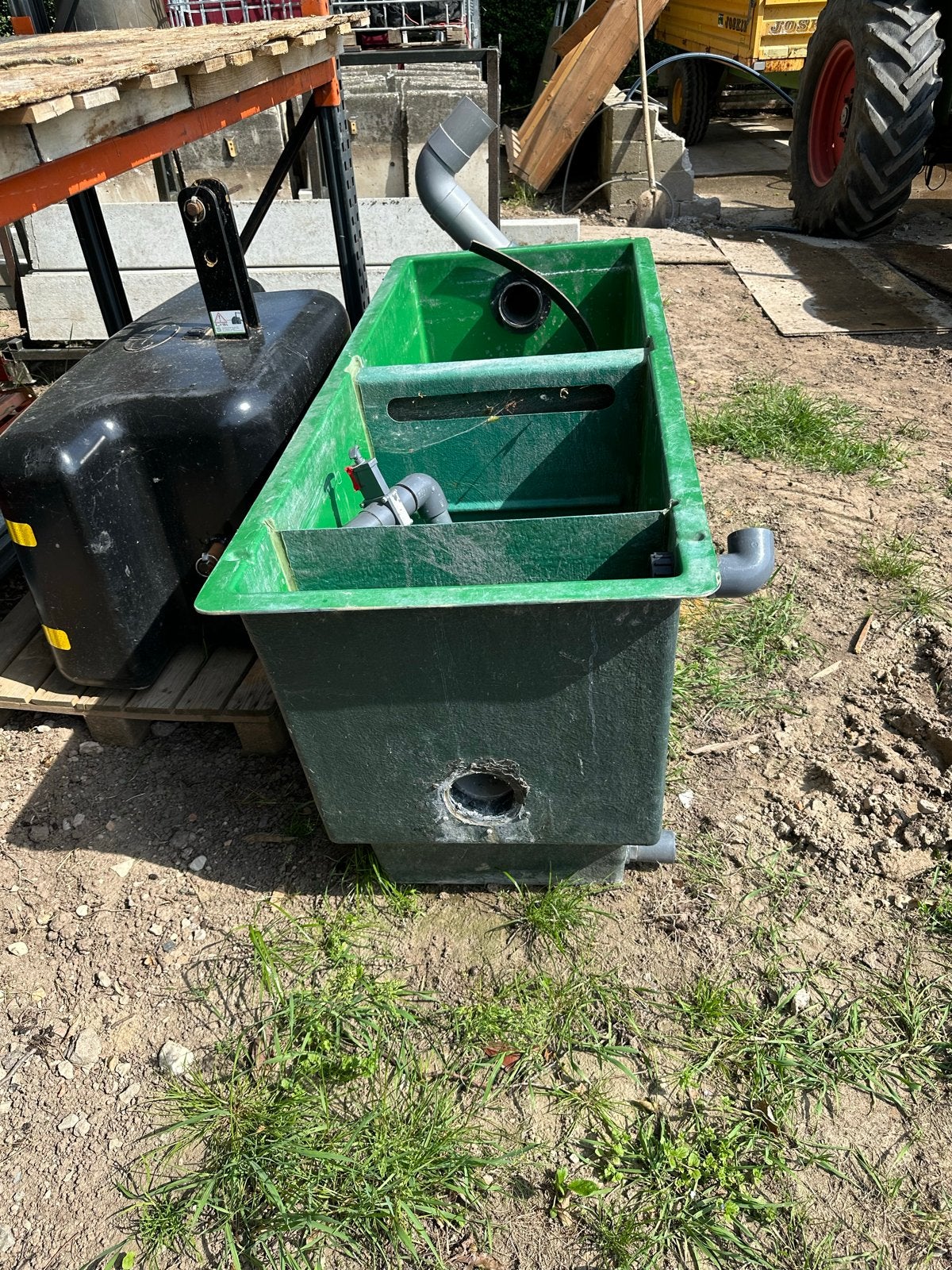 Groene kunststof vijverfilter / waterzuiveraar gratis, Tuin en Terras, Vijvers, Gebruikt, Ophalen