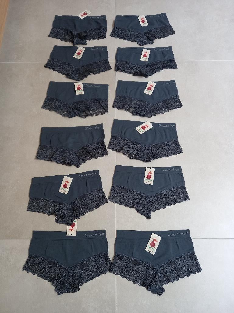 Nieuw! onderbroek/ slip met kant grijs WEG=WEG, Kleding | Dames, Ondergoed en Lingerie, Sweet Angel, Ophalen of Verzenden, Grijs