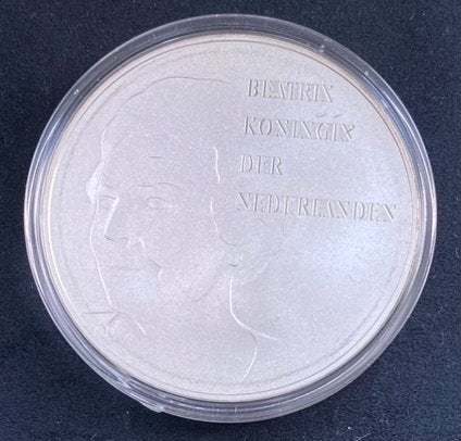 Zilveren 50 Gulden Munt 1995 - 50 Jaar Bevrijding - proof, Postzegels en Munten, Munten | Nederland, Koningin Beatrix, Zilver