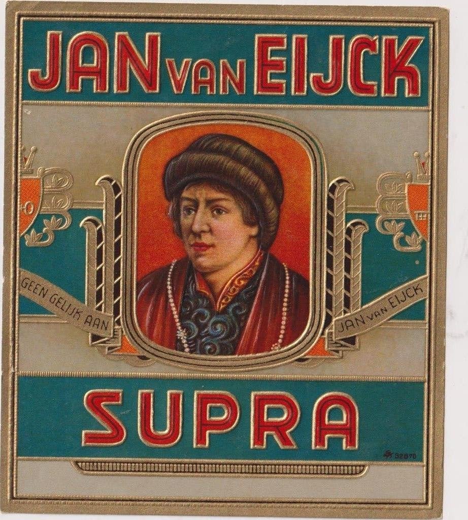 sigarenbanden - etiket - JAN VAN EIJCK, Ophalen of Verzenden, Zo goed als nieuw, Sigarenbandjes