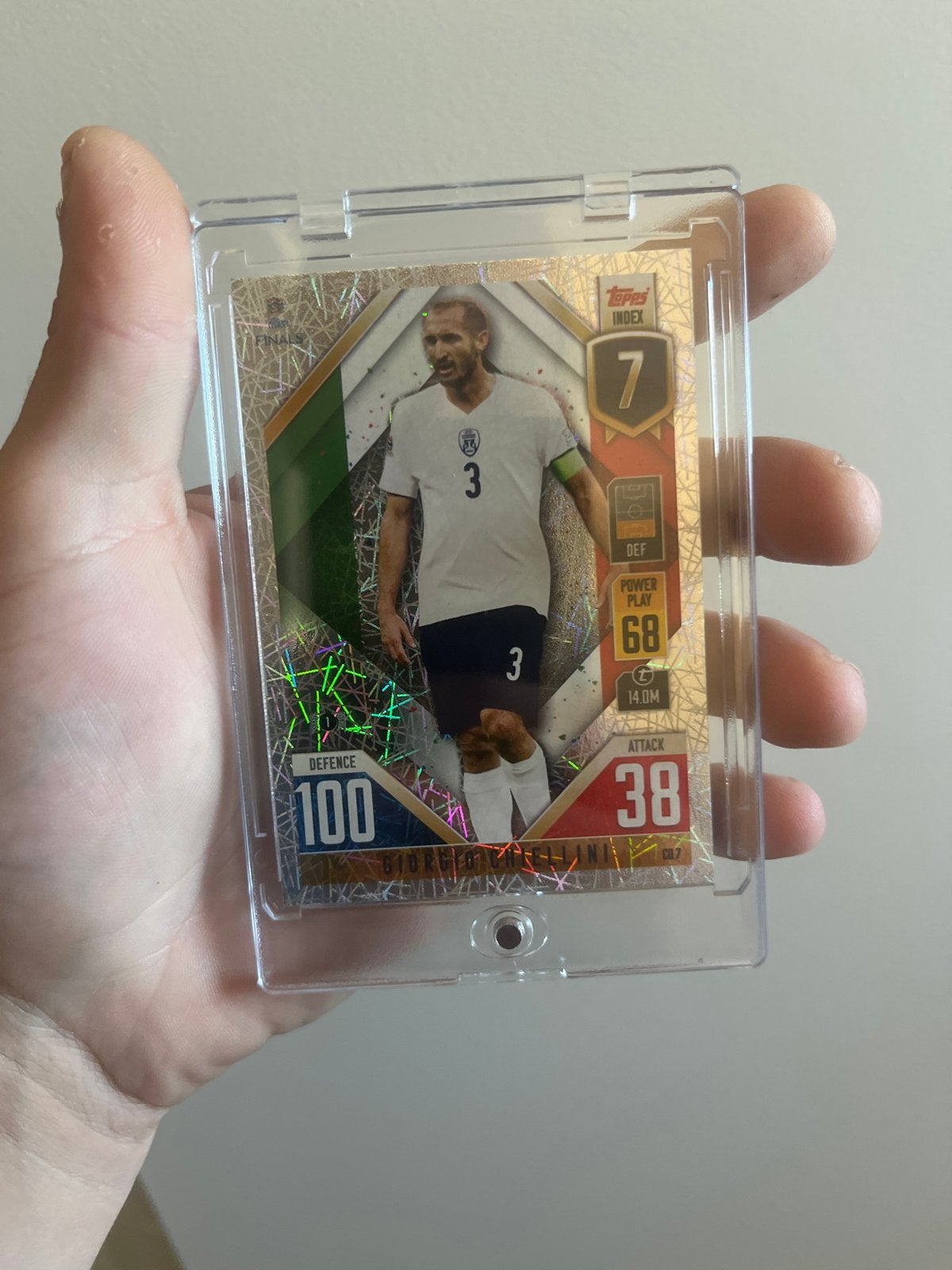Topps Match Attax 101 Giorgio Chiellini Spelerskaart, Ophalen of Verzenden, Zo goed als nieuw, Buitenlandse clubs, Spelerskaart