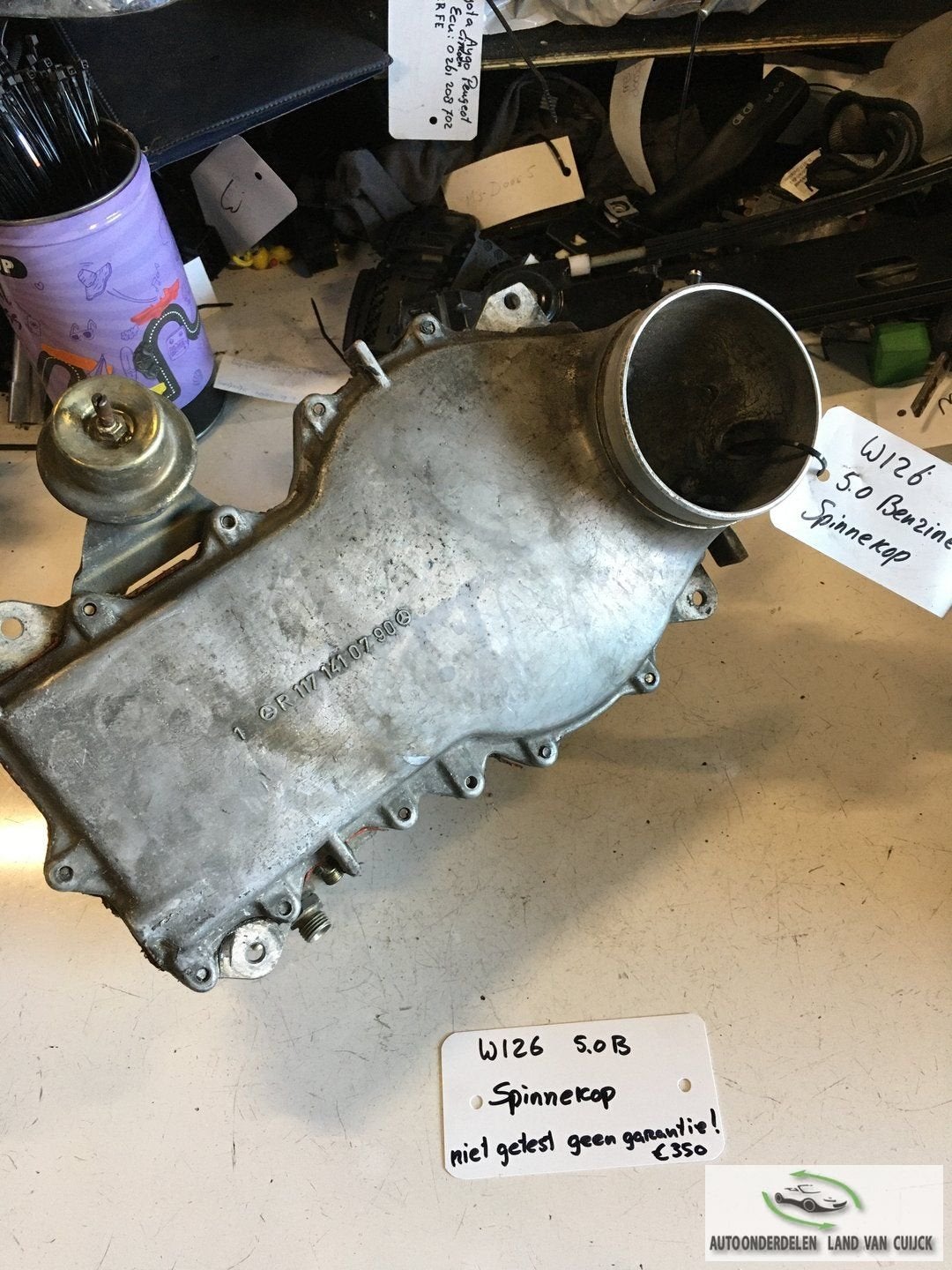 Mercedes W126 5.0 Benzine Spinnekop  117 141 07 90, Auto-onderdelen, Gebruikt, -, -, Ophalen of Verzenden