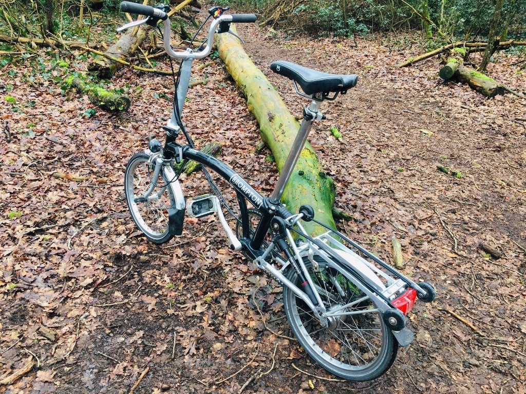 Brompton vouwfiets aangeboden., Fietsen en Brommers, Fietsen | Vouwfietsen, Ophalen, 16 tot 18 inch, Brompton, Versnellingen