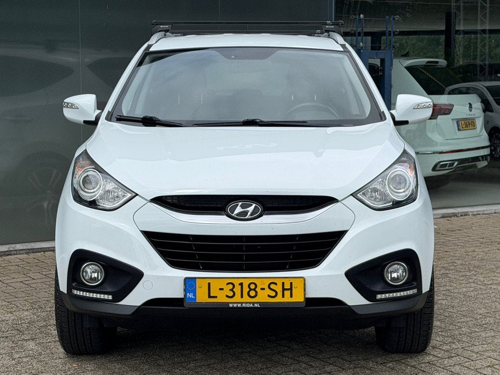 Hyundai Ix35 2.0i Style TREKHAAK|CRUISECONTROL|PDC|AIRCO, Auto's, Hyundai, Gebruikt, Zwart, 4 cilinders, Leder en Stof