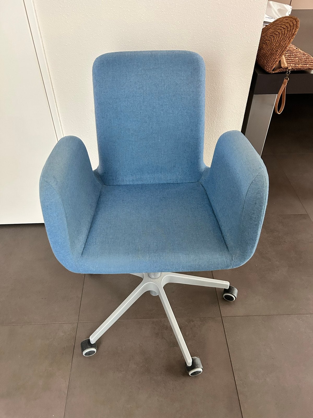 IKEA Patrik Bureaustoel - Lichtblauw - Collectors Item, Ophalen, Gebruikt, Blauw, Bureaustoel