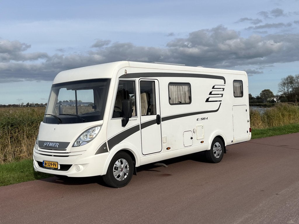 Hymer Exsis 578 Lengtebedden hefbed 675cm, Caravans en Kamperen, Campers, tot en met 4, Integraal, Hymer, Fiat, 6 tot 7 meter