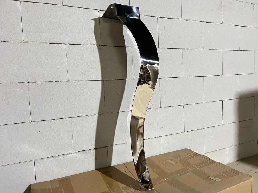 Exclusieve Rvs Tafelpoten set Lyon Gepolijst Chrome. 72cm H., Minder dan 50 cm, 50 tot 100 cm, Nieuw, Ophalen of Verzenden