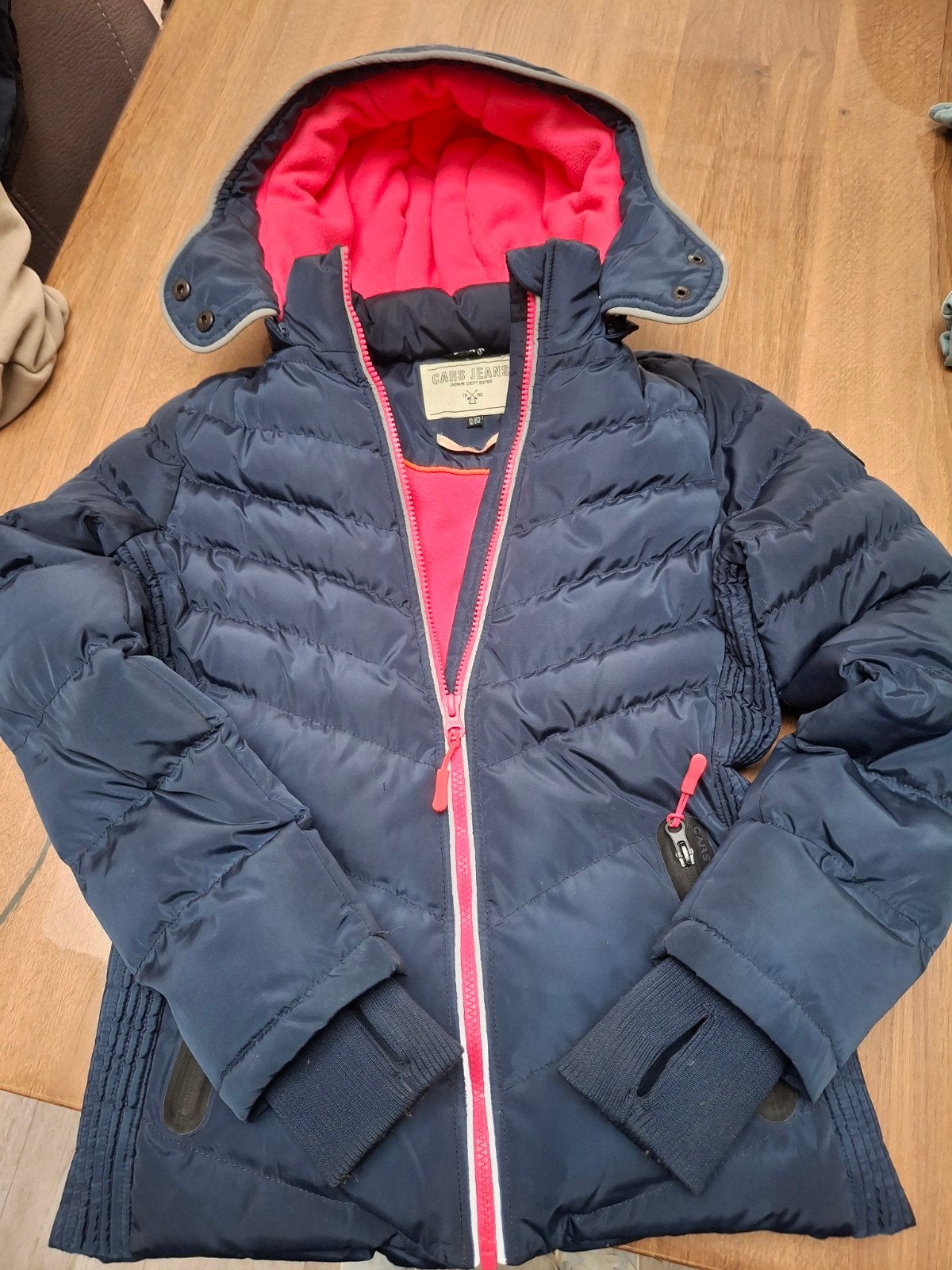 Cars Jeans winterjas meisje maat 152, Gebruikt, Meisje, Ophalen of Verzenden, Cars Jeans