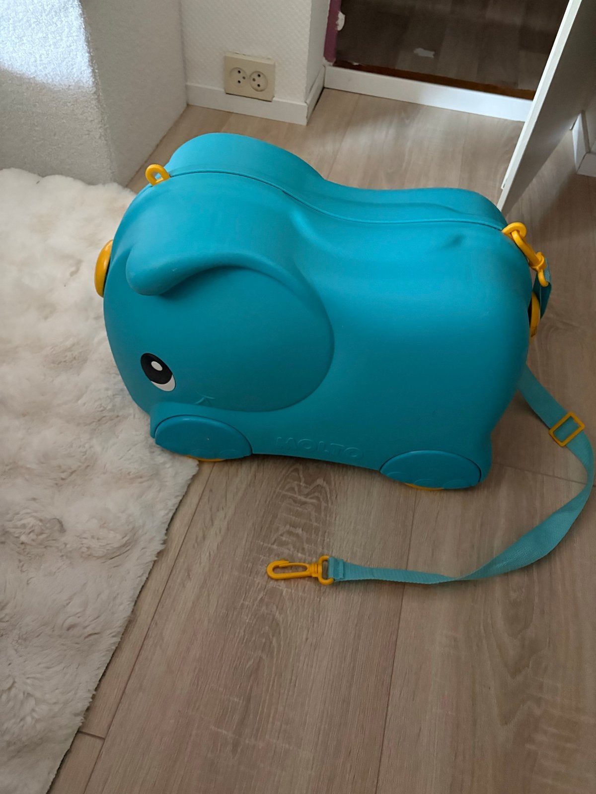 Molto Olifant Kinderkoffer - Blauw, Ophalen, Gebruikt