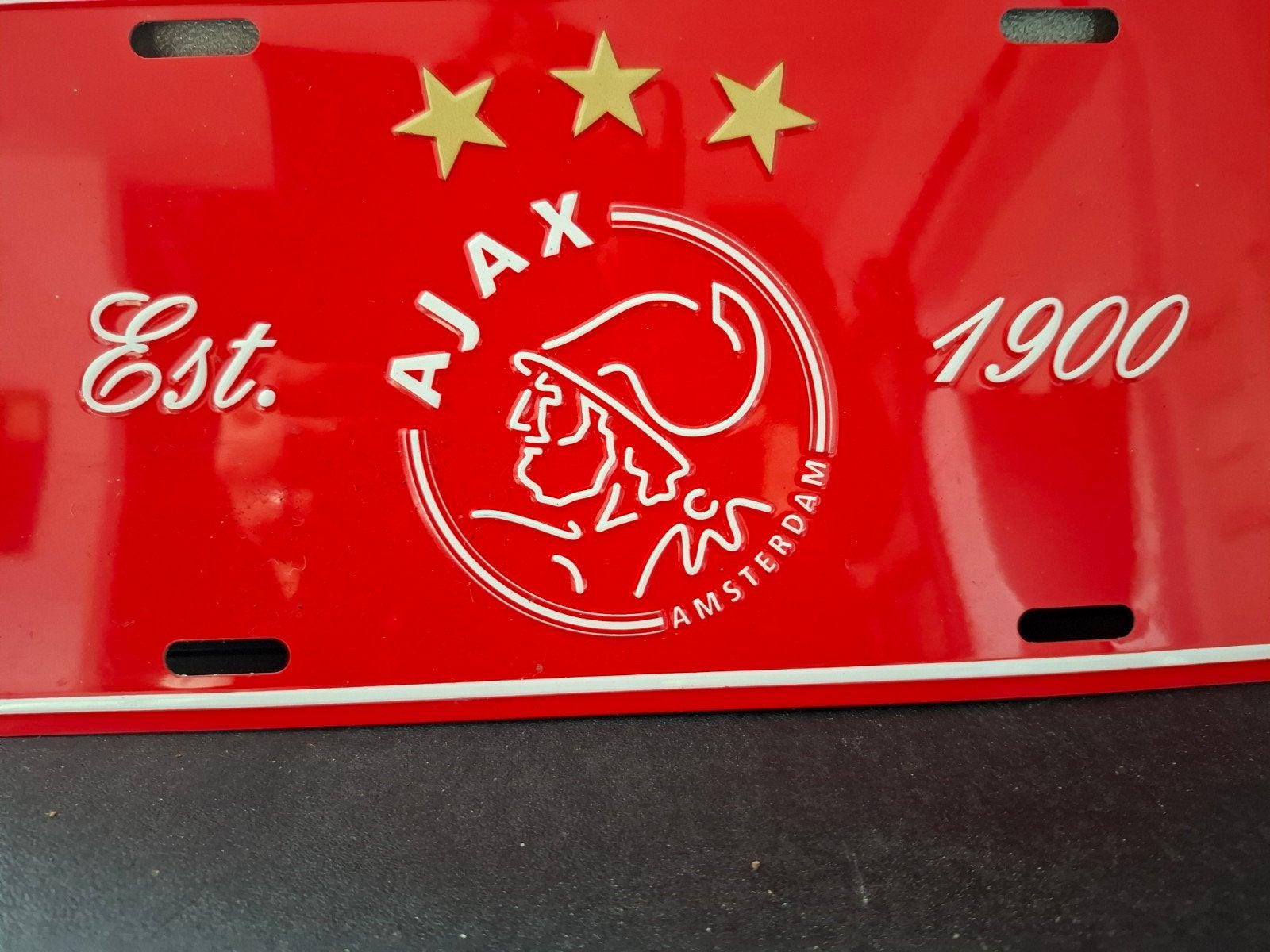 Ajax kentekenplaat - Decoratieve plaat 15x30 cm, Ophalen of Verzenden
