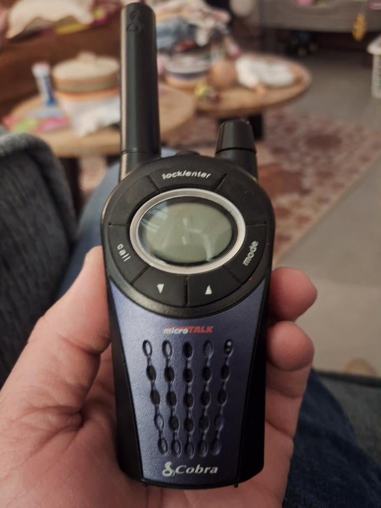 Cobra microTALK walkie-talkie, Ophalen of Verzenden, Gebruikt, Portofoon of Walkie-talkie, Met broekklem