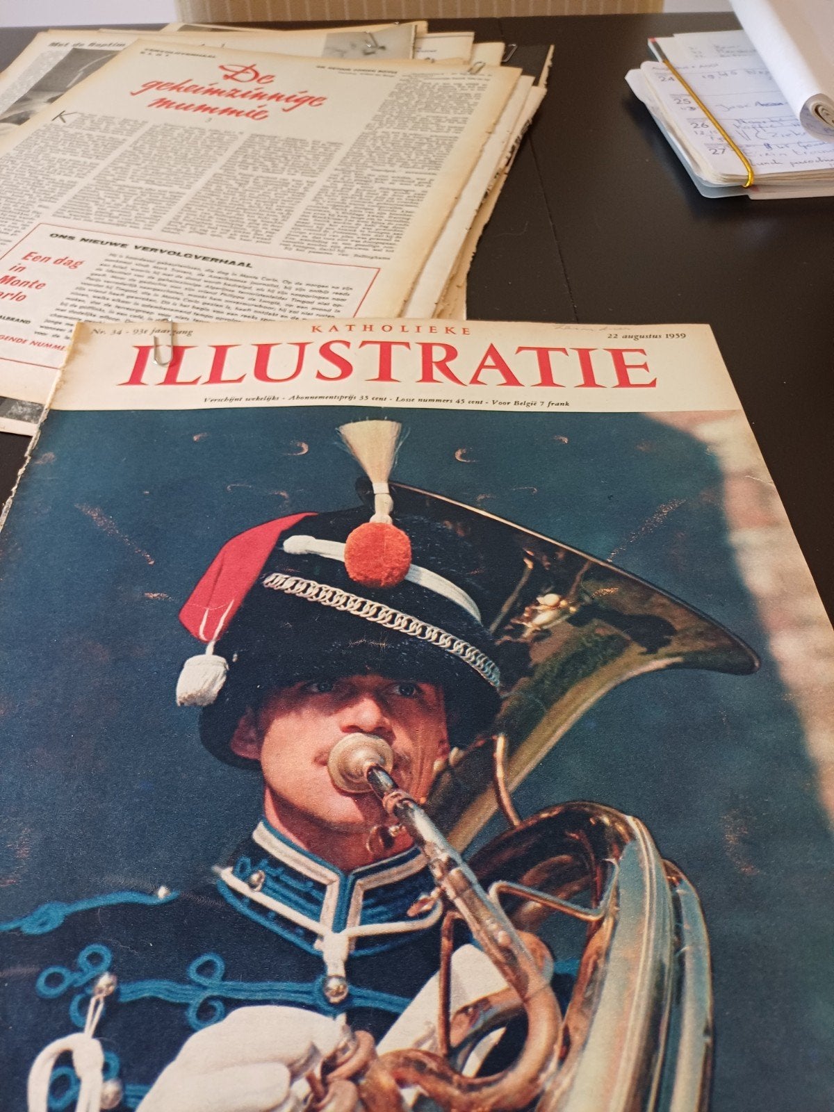 artikel Taptoe van Delft 1959, Ophalen of Verzenden, 1940 tot 1960, Krant