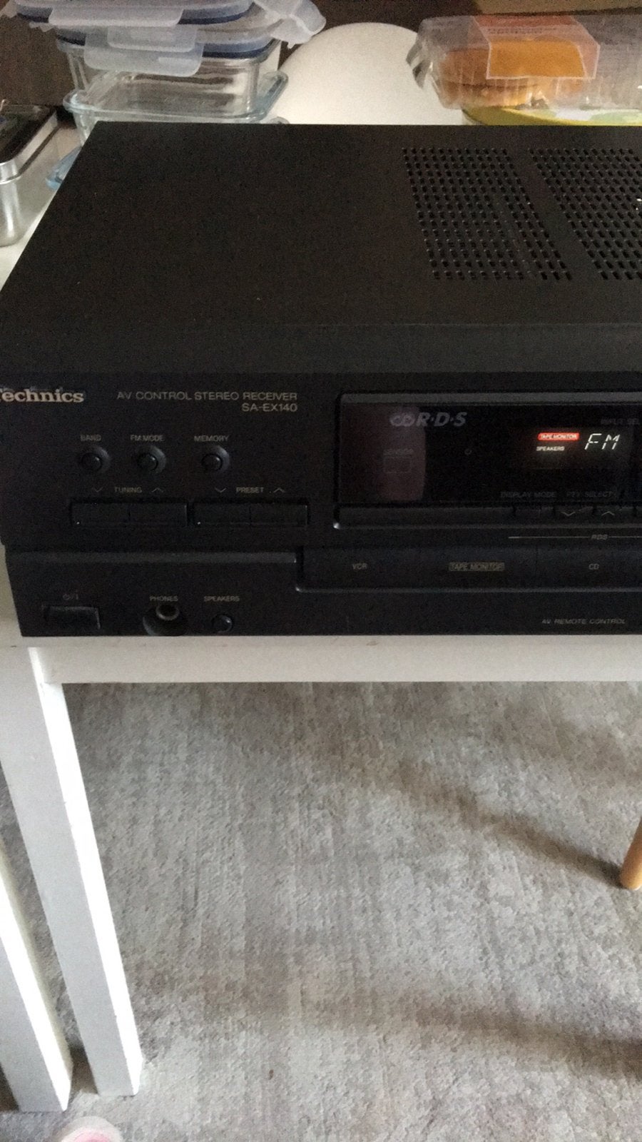 Technics AV Stereo Receiver  SA-EX140, Ophalen, Gebruikt, Overige merken