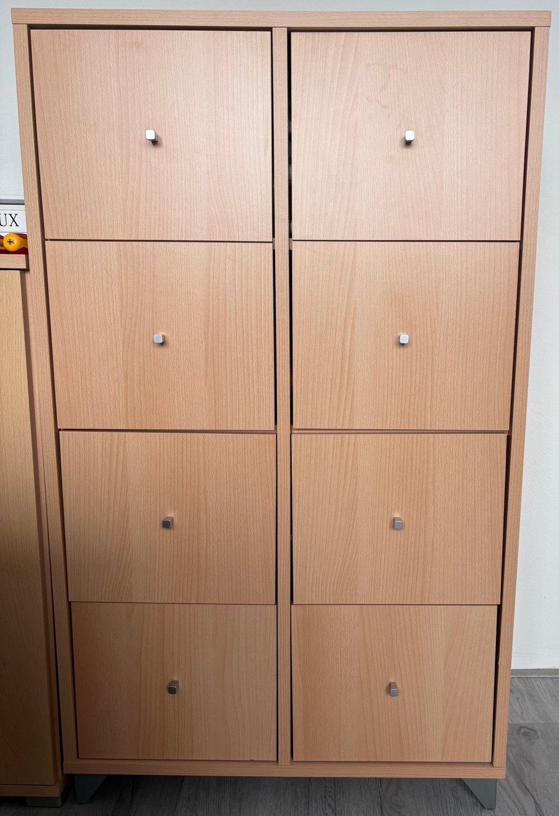 Beuken fineer kastje., Huis en Inrichting, Ophalen, Gebruikt