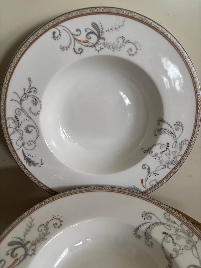 Borden, porselein, 6 st., Ophalen, Nieuw, Bord(en), Overige stijlen