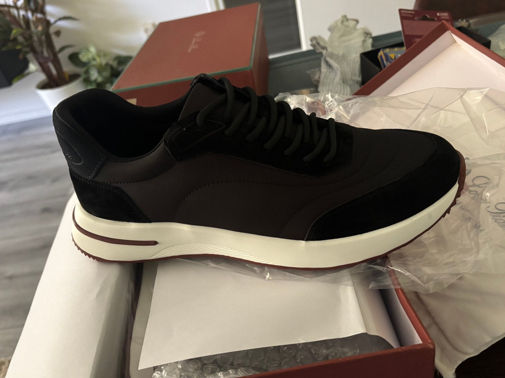 Loro piana  zwart/marine blauw, Ophalen of Verzenden, Nieuw, Loafers