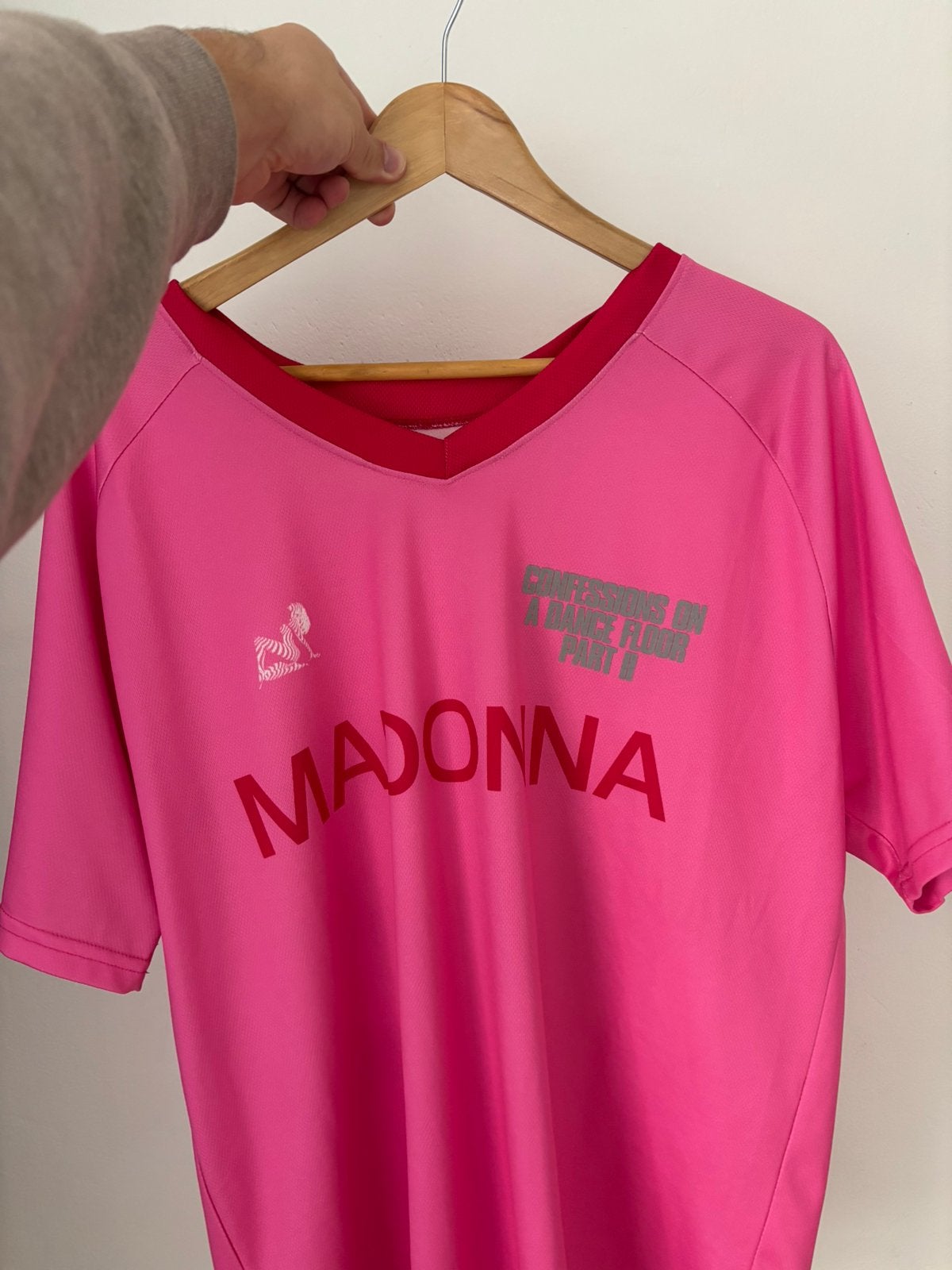 Madonna WK shirt 2026 maat L, Kleding | Dames, Verzenden, Zo goed als nieuw, Maat 42/44 (L), Roze