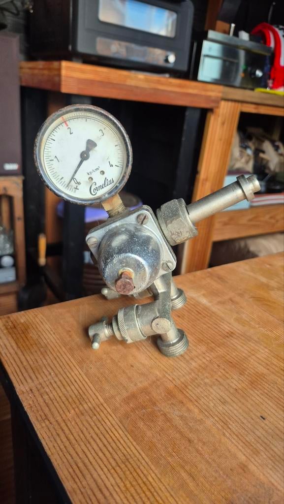 Vintage Cornelius CO2 Regelaar - Perfect voor Brouwers, Antiek en Kunst, Ophalen of Verzenden