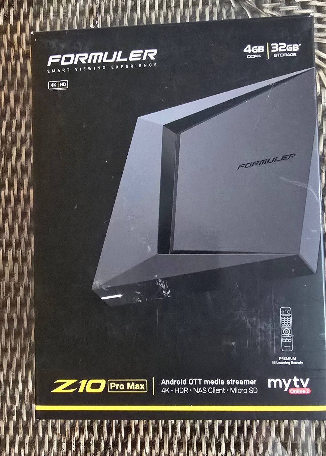 Formuler Z10 Pro Max 4K Android OTT mediestreamer, Ophalen of Verzenden, Zo goed als nieuw, HDMI, Minder dan 500 GB