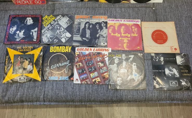 Verzameling  7 inch golden earring(s), Ophalen of Verzenden, Zo goed als nieuw, Rock en Metal